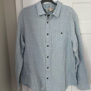 Men’s Carbon 2 Cobalt plaid shirt size:Large
